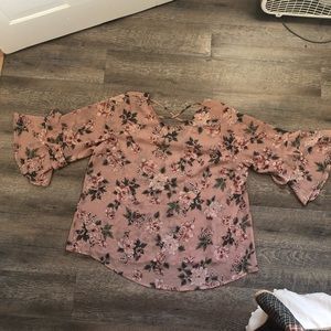 Torrid flowered blouse